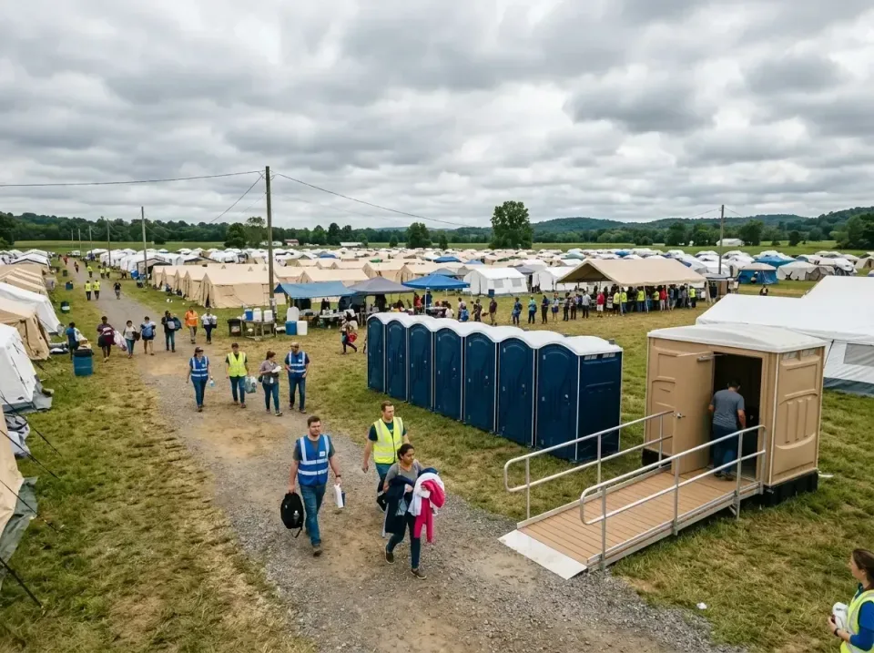 disaster-relief-camp-restrooms-010 — frequently asked questions, Dumpster & Portable Bathrooms Rental in Granger, IN
